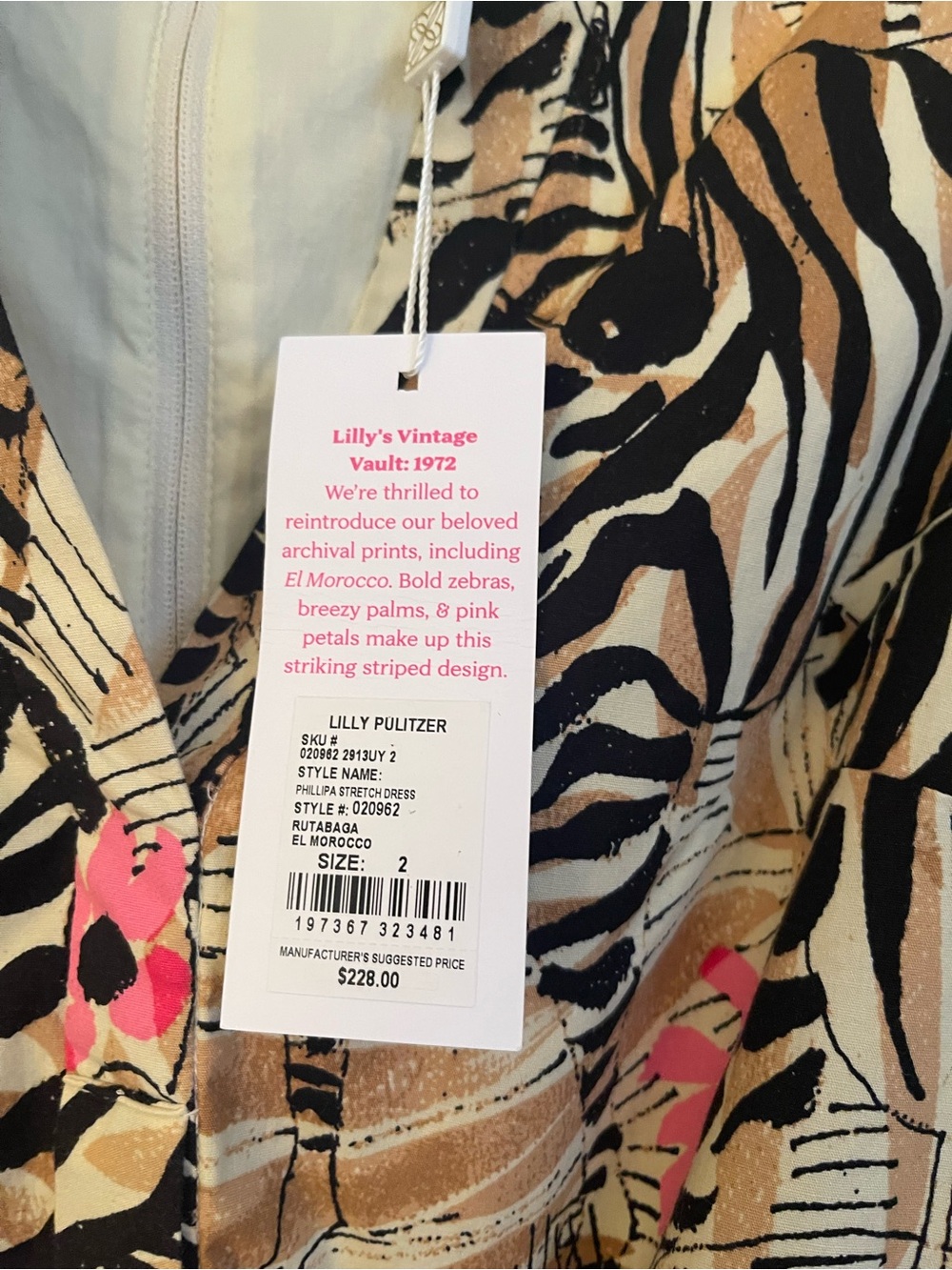 Lilly Pulitzer NWT phillipa stretch dress size 2 
El Morocco - Picture 3 of 9